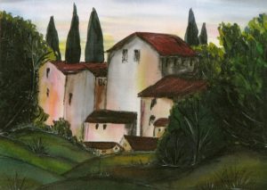 severine lesellier Tuscany paintings